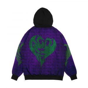 Alternative view of Mal Dragon Men's All-Over-Print Hoodie
