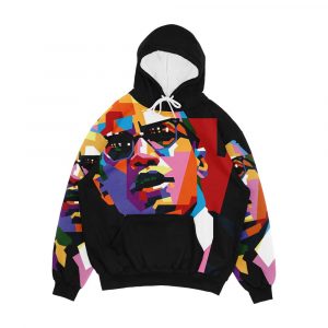 Malcolm X Men's All-Over-Print Hoodie