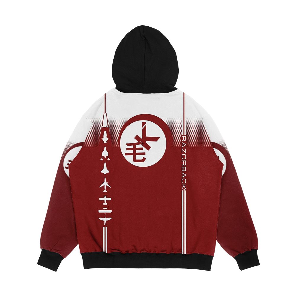 Mao Kwikowski Racing 2 White Men's All-Over-Print Hoodie - Image 2