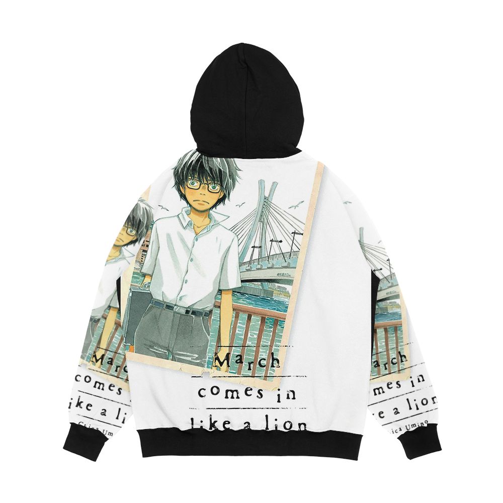 March Comes In Like A Lion Men's All-Over-Print Hoodie - Image 2