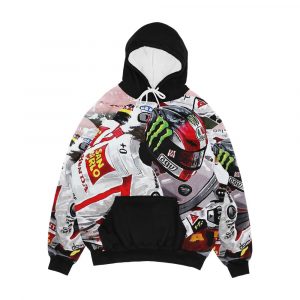 Marco Simoncelli By Greg Tillett Men's All-Over-Print Hoodie