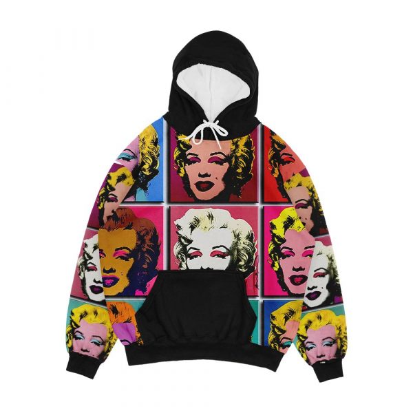 Marilyn Abstract Art Deco Pop Art Print Men's All-Over-Print Hoodie