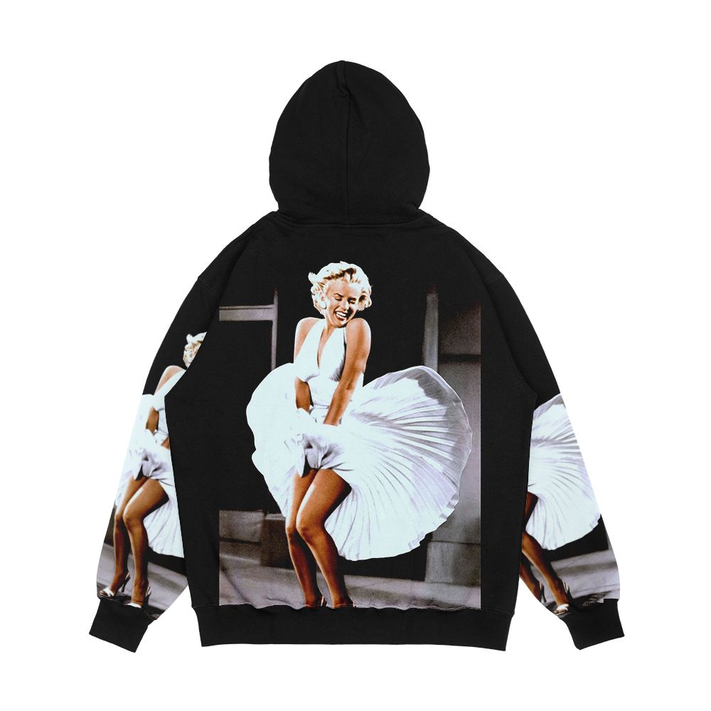 Marilyn Monroe Scene Of Her Skirt Blowing Up Print Men's All-Over-Print Hoodie - Image 2