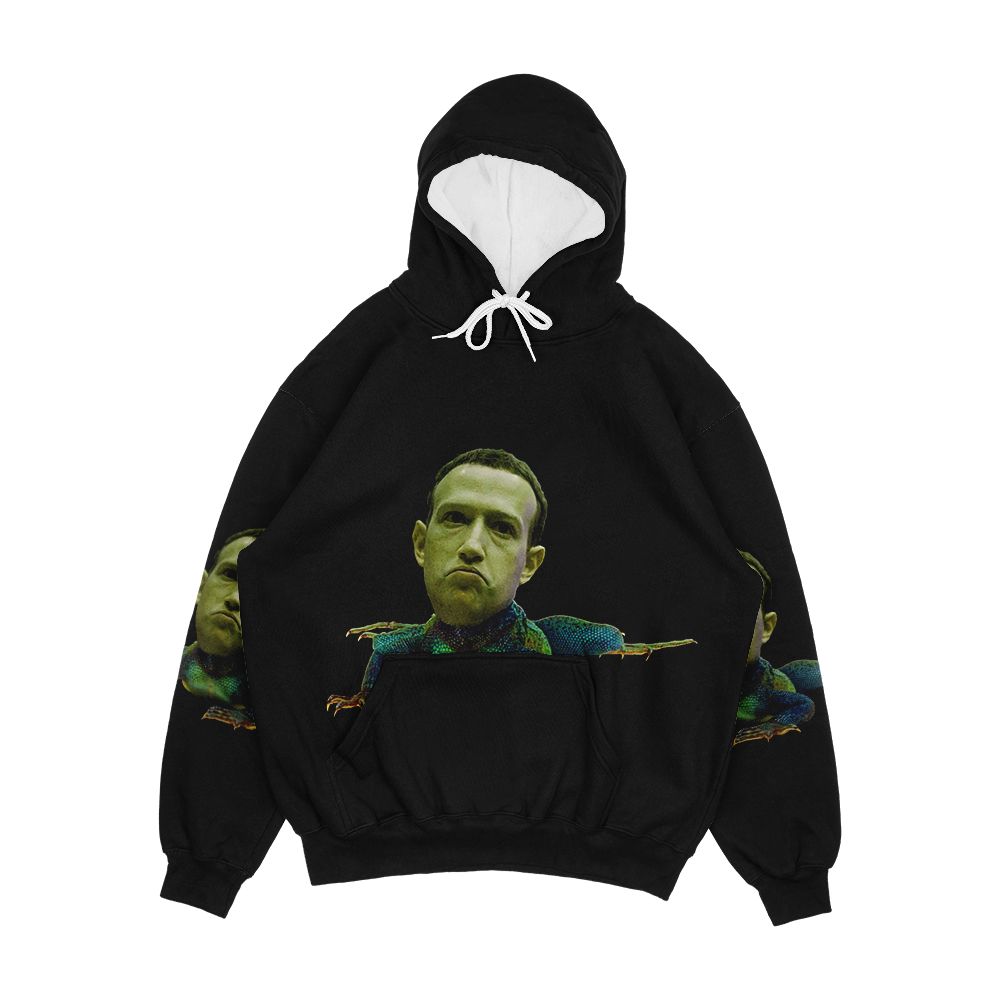 Mark Zuckerberg Is A Lizard Men's All-Over-Print Hoodie