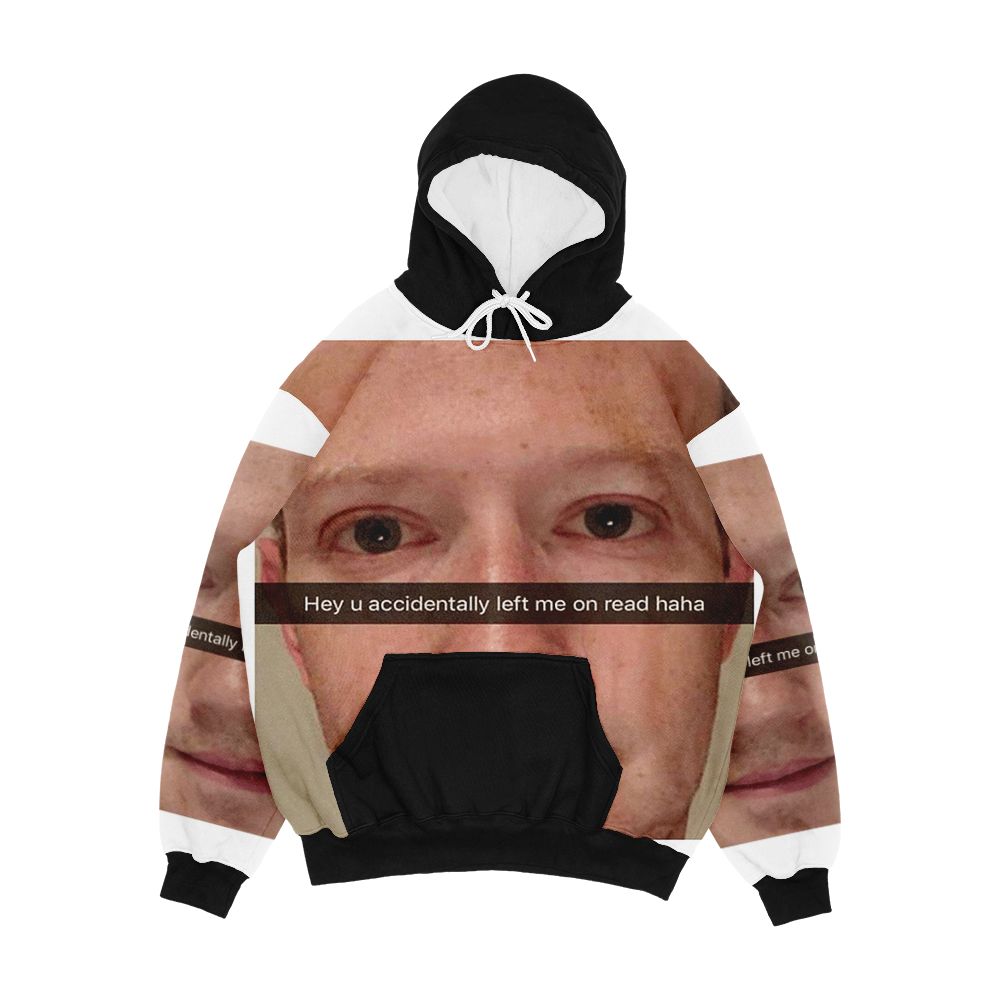 Mark Zuckerberg Snapchat Meme Men's All-Over-Print Hoodie