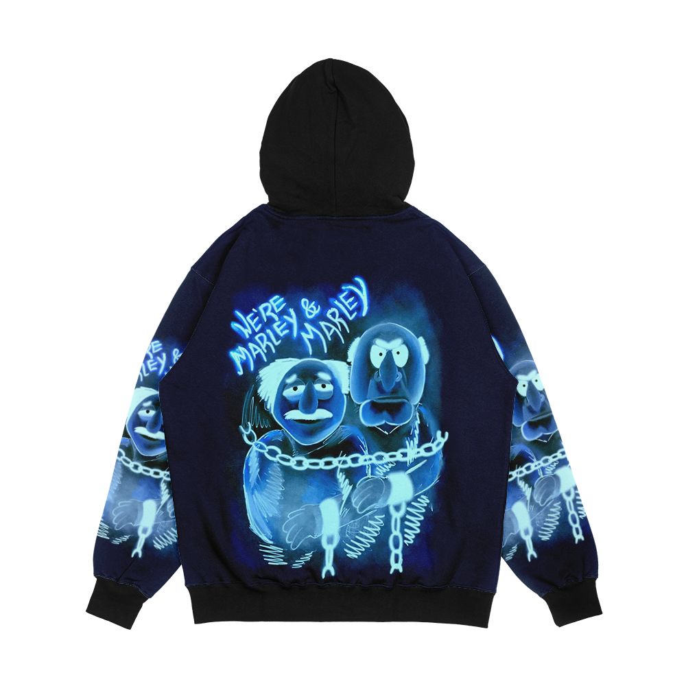 Marley And Marley Muppet Christmas Carol Men's All-Over-Print Hoodie - Image 2