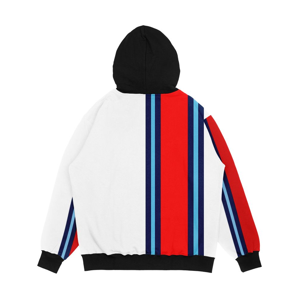 Martini Stripe Men's All-Over-Print Hoodie - Image 2