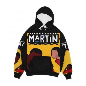 Marty Mar Yellow Men's All-Over-Print Hoodie