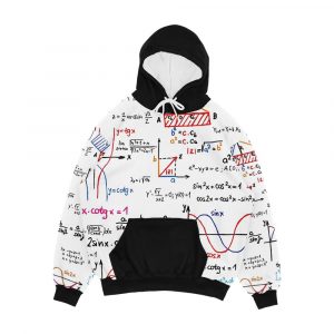 Mathematics Formulas Numbers Men's All-Over-Print Hoodie