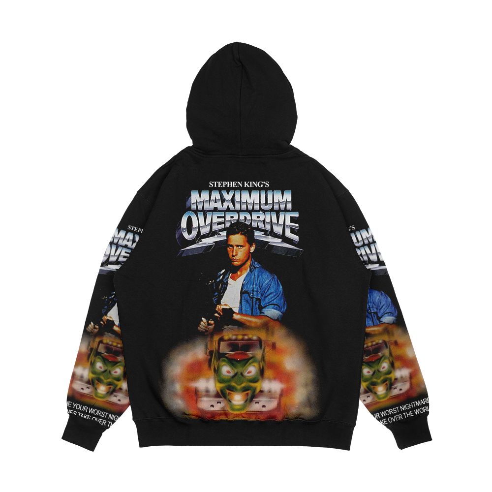 Maximum Overdrive 1986 Vhs Poster Men's All-Over-Print Hoodie - Image 2