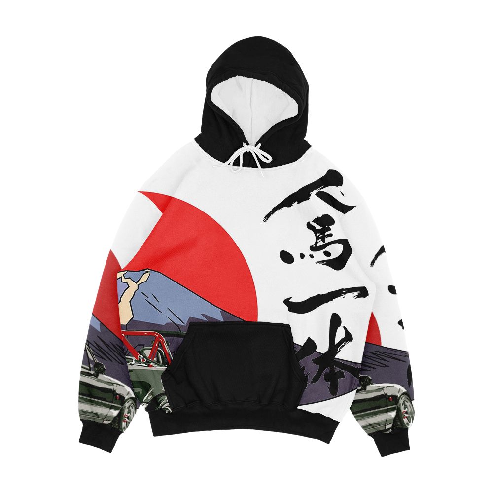 Mazda Miata Mx5 Jinba Ittai Mount Fuji Edition Men's All-Over-Print Hoodie