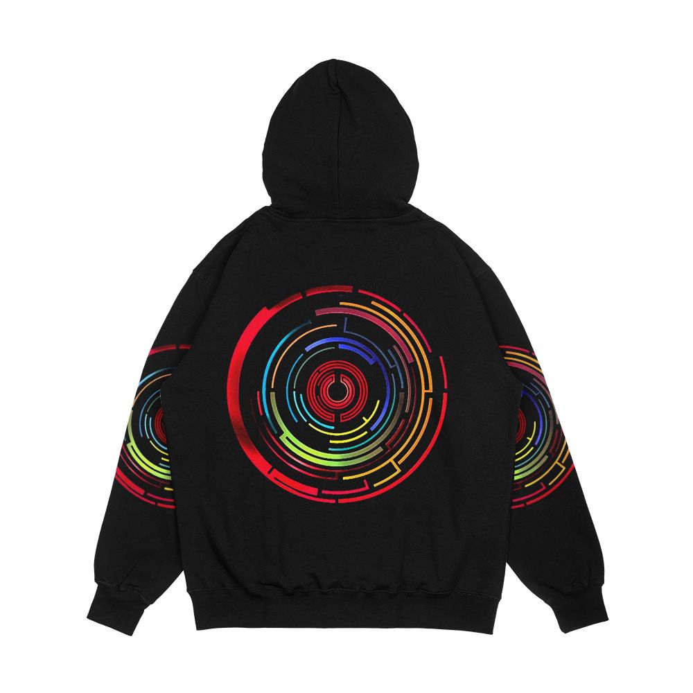 Maze Design Men's All-Over-Print Hoodie - Image 2