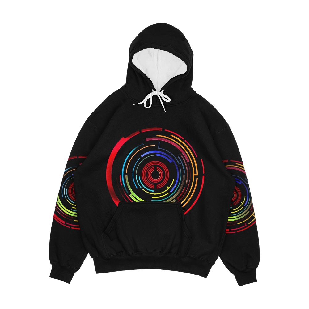 Maze Design Men's All-Over-Print Hoodie