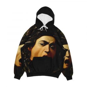 Medusa By Caravaggio Men's All-Over-Print Hoodie