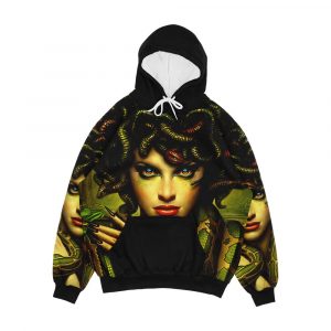 Medusa Men's All-Over-Print Hoodie