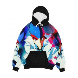 Melee Falco Blue Men's All-Over-Print Hoodie