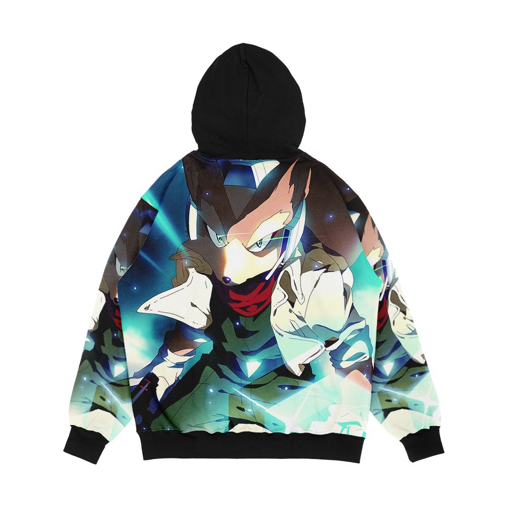 Melee Fox Neutral Men's All-Over-Print Hoodie - Image 2