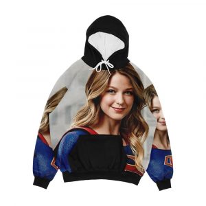 Melissa Benoist Men's All-Over-Print Hoodie
