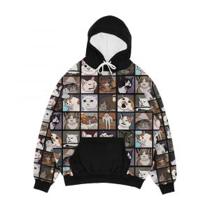 Meme Cats 2 0 Men's All-Over-Print Hoodie