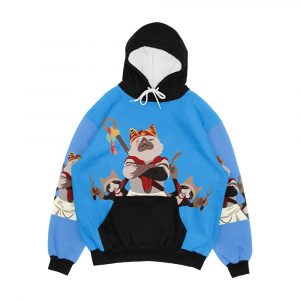 Meowscular Chef And His Crew Men's All-Over-Print Hoodie