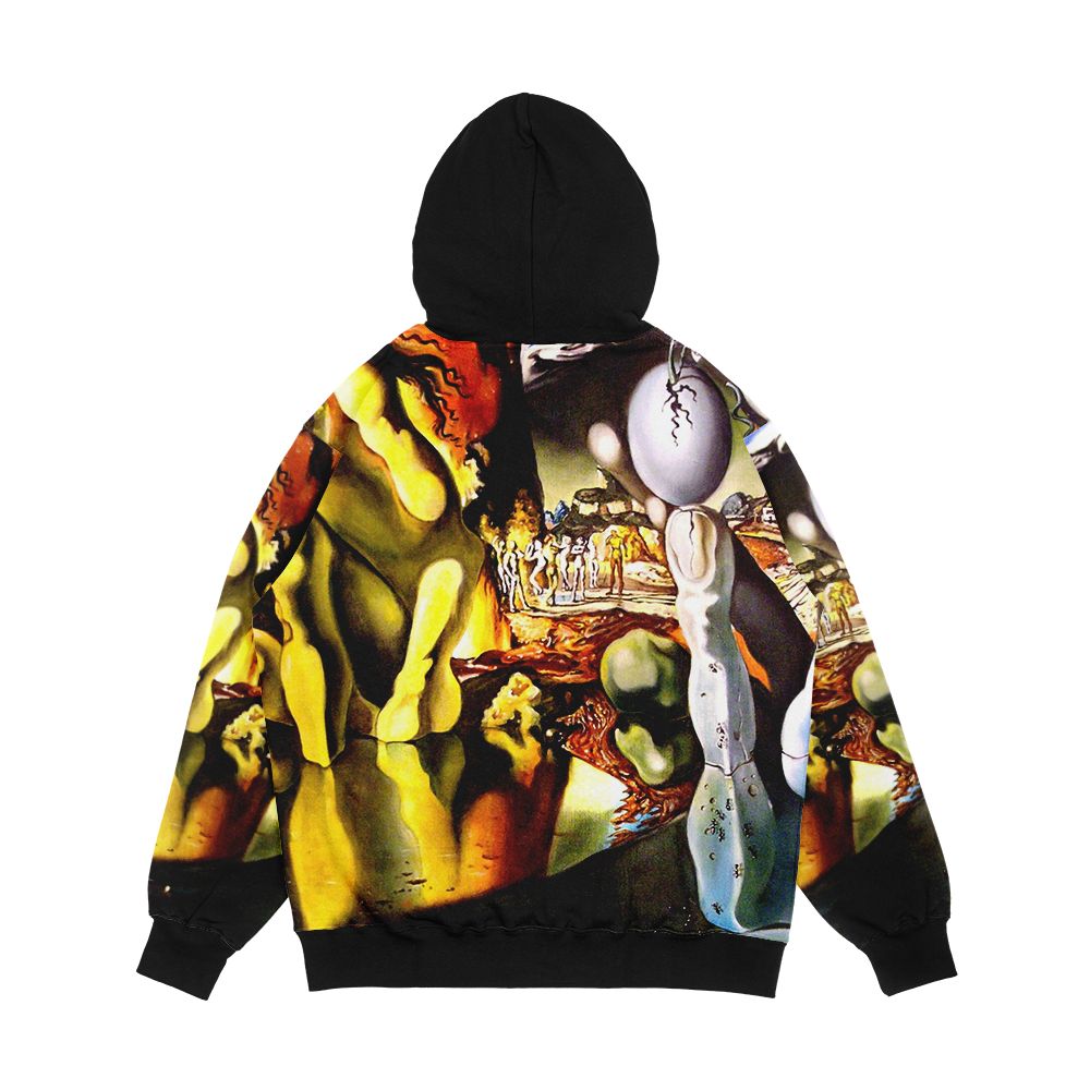 Metamorphosis Of Narcissus Salvador Dali Men's All-Over-Print Hoodie - Image 2
