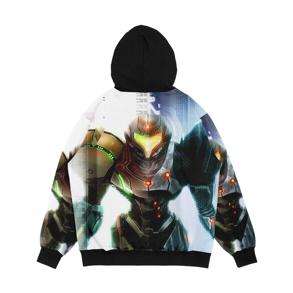 Metroid Men's All-Over-Print Hoodie - Image 2