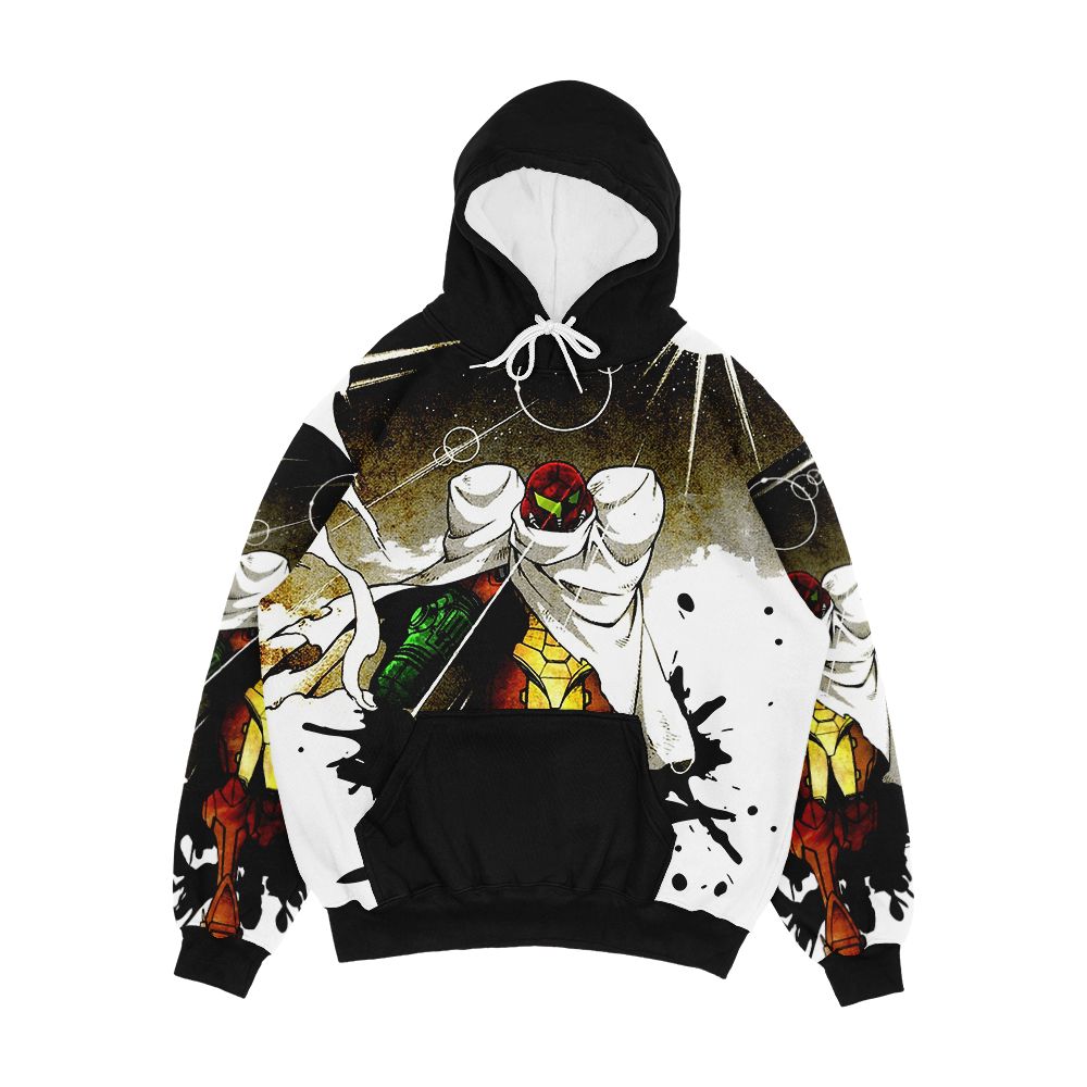 Metroid Samus The Nomad Men's All-Over-Print Hoodie