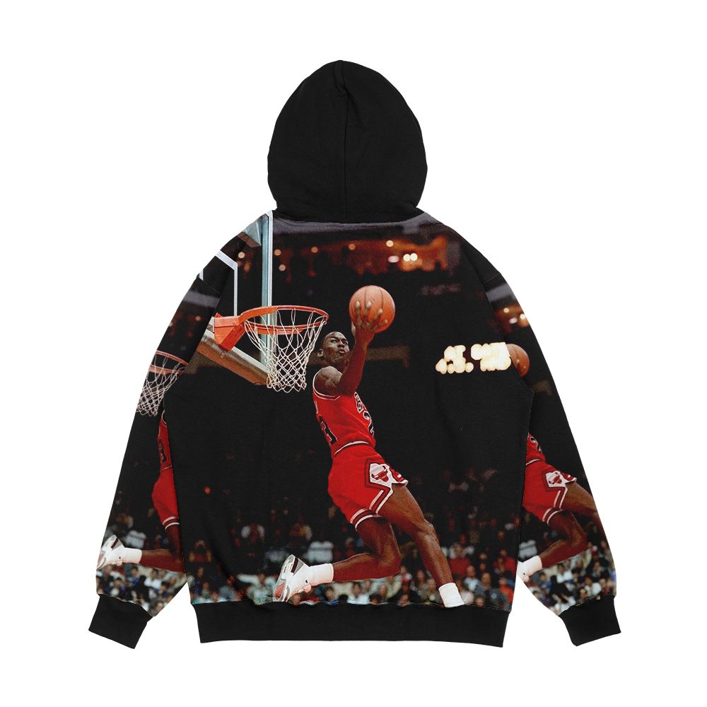 Michael Dunk Men's All-Over-Print Hoodie - Image 2