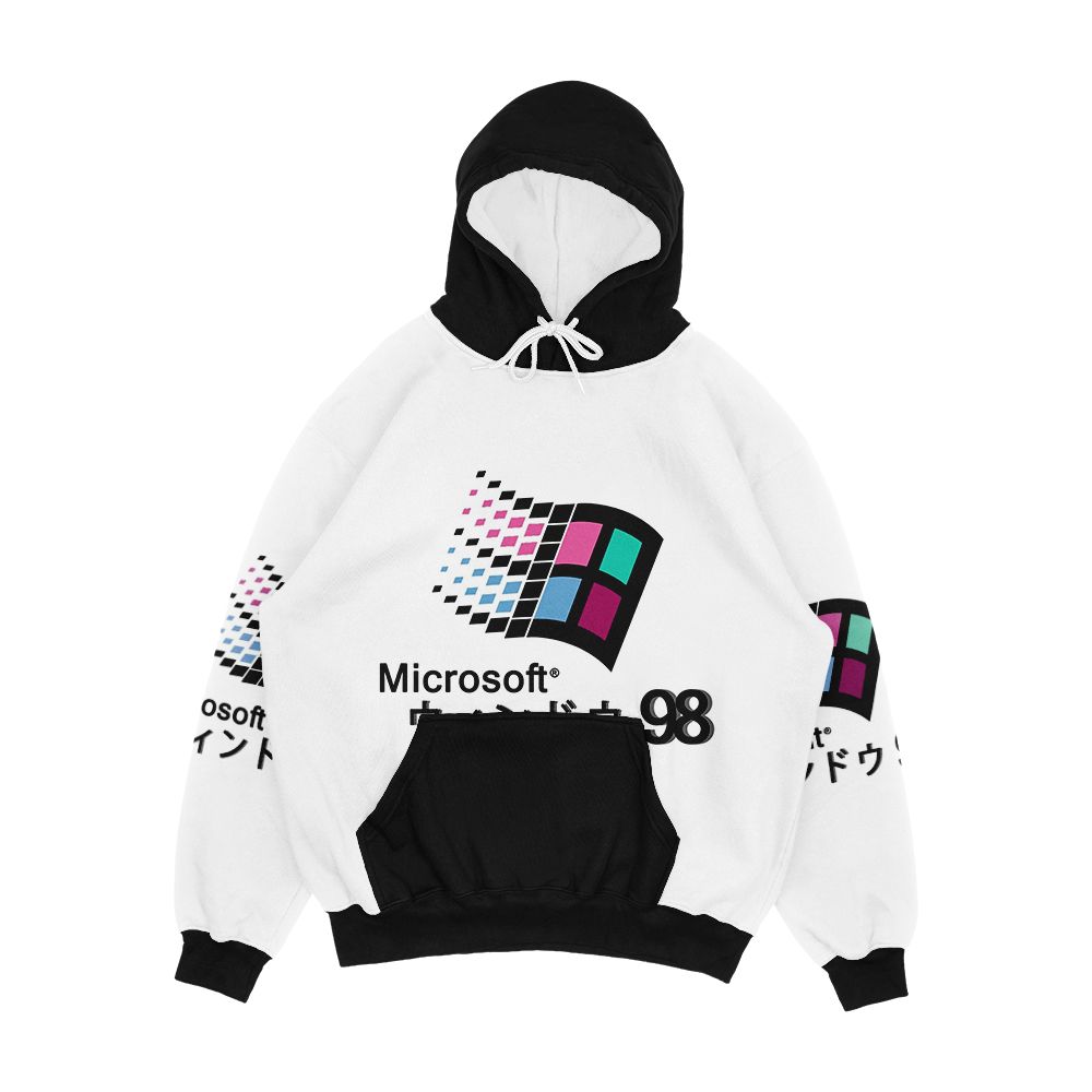Microsoft Windows 98 Vaporwave Men's All-Over-Print Hoodie