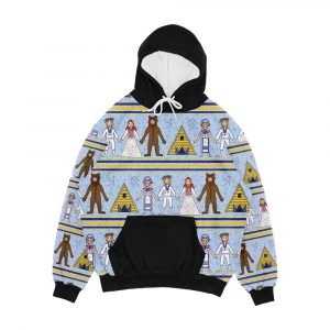 Midsommar Pattern 2 Men's All-Over-Print Hoodie
