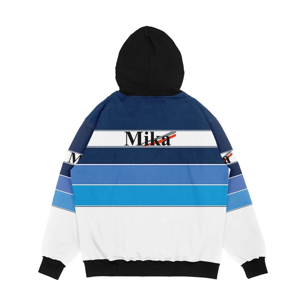 Mika Hakkinen Helmet Men's All-Over-Print Hoodie - Image 2