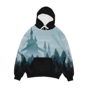 Misty Castle Men's All-Over-Print Hoodie