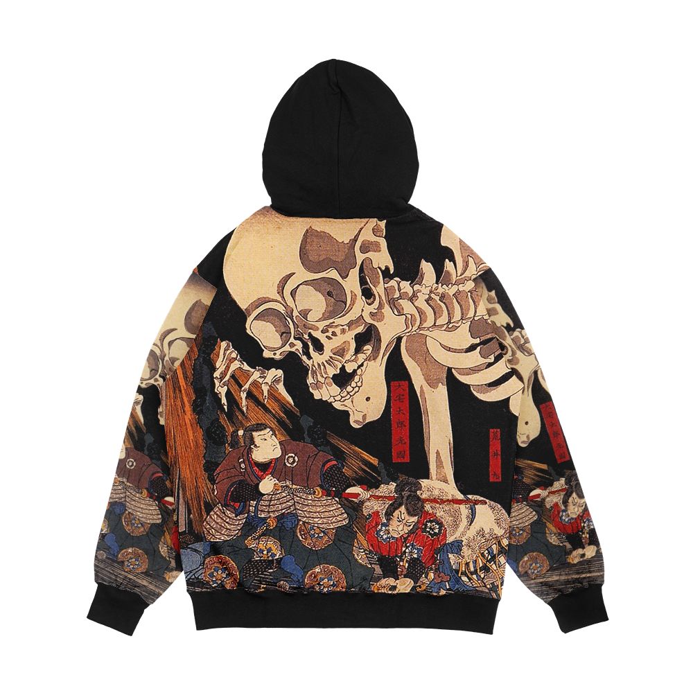 Mitsukuni Defying The Skeleton Spectre Men's All-Over-Print Hoodie - Image 2