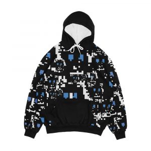 Modified Anti Surveillance Disable Facial Recognition Pattern Men's All-Over-Print Hoodie