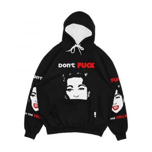 Mommie Dearest Don T Fuck With Me Fellas Pop Art By William Cuccio Men's All-Over-Print Hoodie