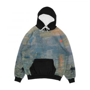 Monet Impression Sunrise Fine Art Men's All-Over-Print Hoodie