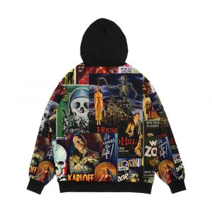 Alternative view of Monster Movies Men's All-Over-Print Hoodie