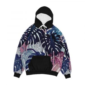 Monstera Melt Men's All-Over-Print Hoodie