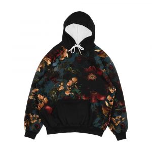 Moody Florals Mystic Night 10 Men's All-Over-Print Hoodie