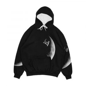 Moon Boarder Astronaut Skateboarding Design Suitable For Men And Women Men's All-Over-Print Hoodie