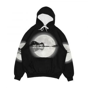 Moonlight Nature Guitar Men's All-Over-Print Hoodie