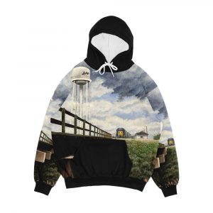 Moosonee Water Tower Men's All-Over-Print Hoodie
