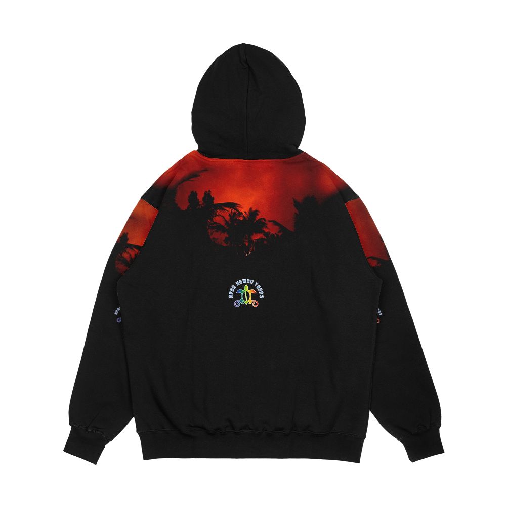 Morning Chat With Apau Hawaii Tours Men's All-Over-Print Hoodie - Image 2