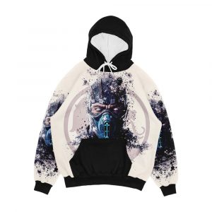 Mortal Kombat Subzero Splatter Men's All-Over-Print Hoodie