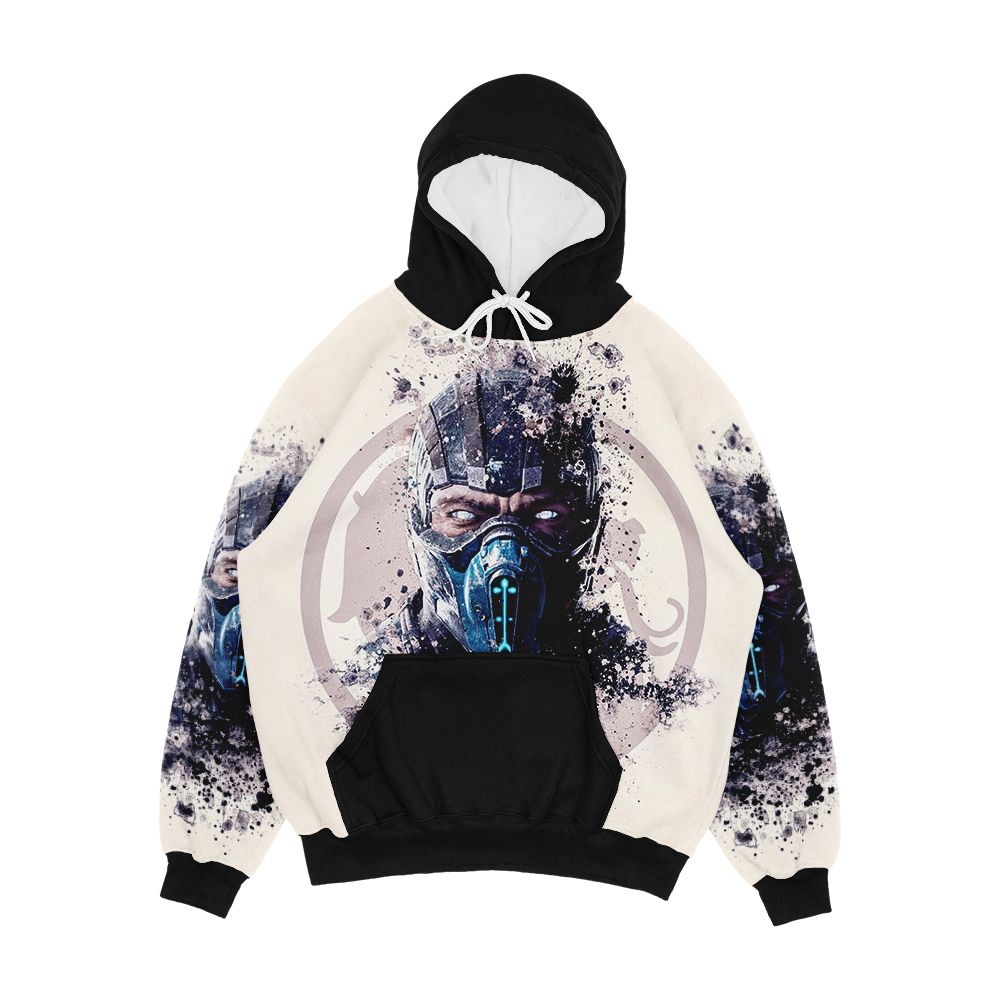 Mortal Kombat Subzero Splatter Men's All-Over-Print Hoodie