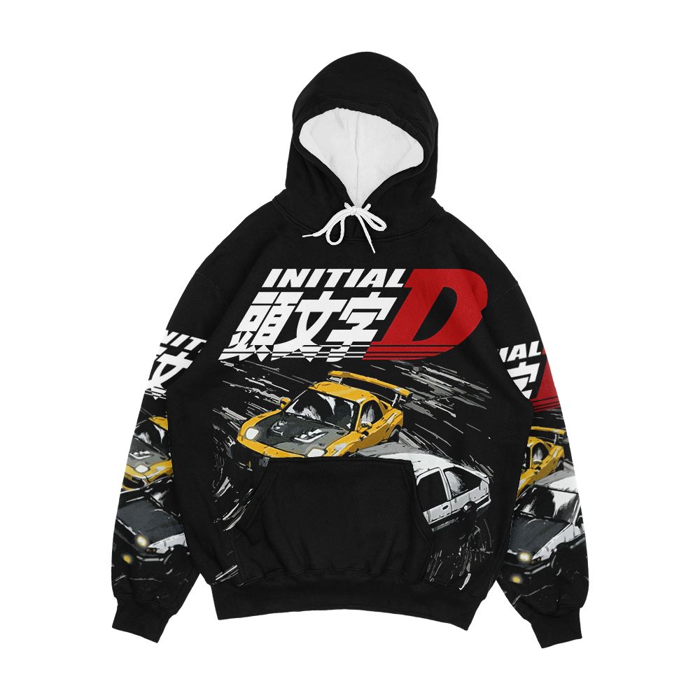 Mountain Drift Racing Initial D Tandems Ae86 Vs Fd Rx 7 Men's All-Over-Print Hoodie