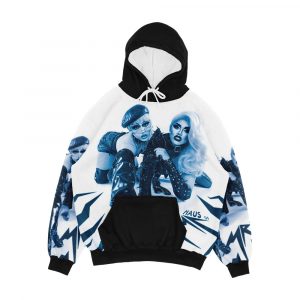 Mr Ms Crawl Men's All-Over-Print Hoodie