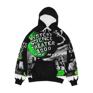 Mst3K The Movie Black And White Poster Men's All-Over-Print Hoodie