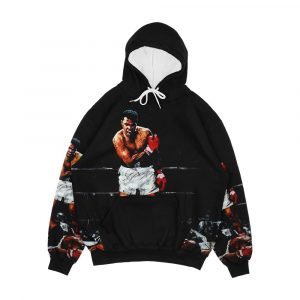 Muhammad Ali Knocks Out Sonny Liston Men's All-Over-Print Hoodie