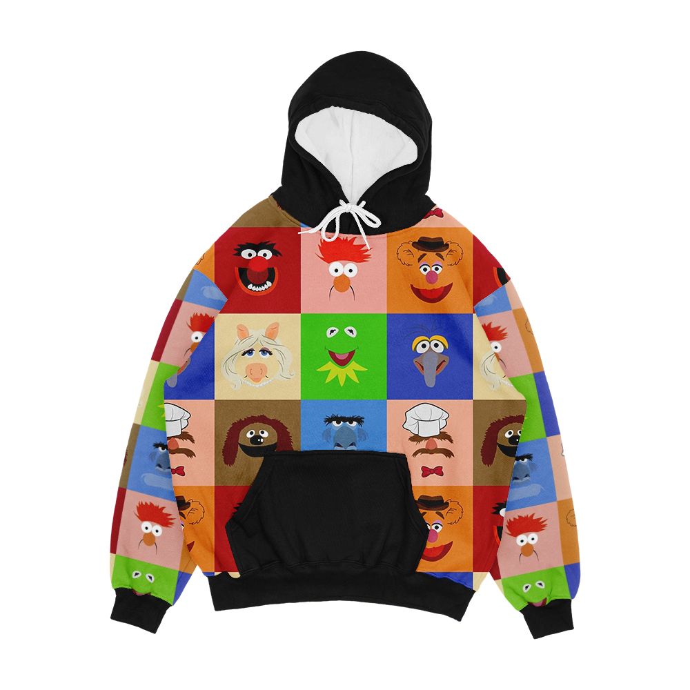 Muppets Men's All-Over-Print Hoodie